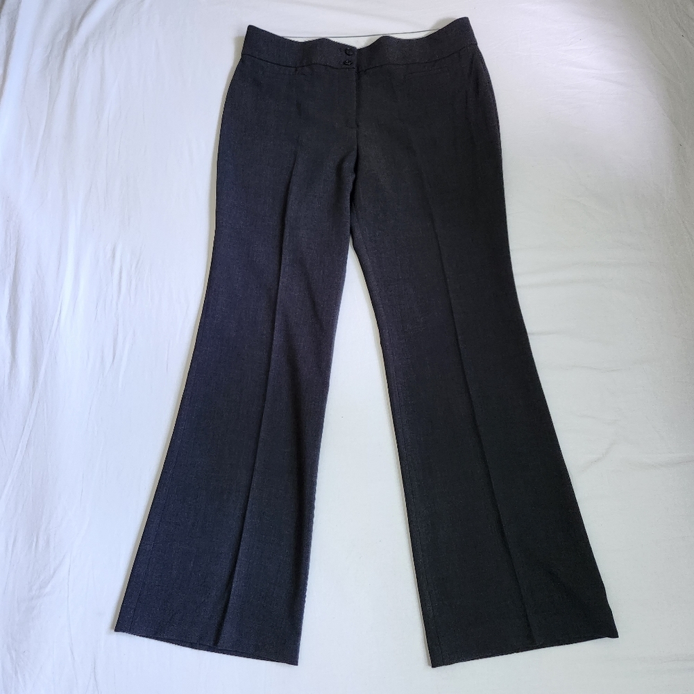 LOFT  Kate trouser pants trousers wide leg black 12 classic career old money